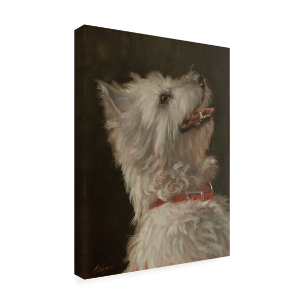 Winston Porter Dog Portrait 5 On Canvas by John Silver Print Wayfair